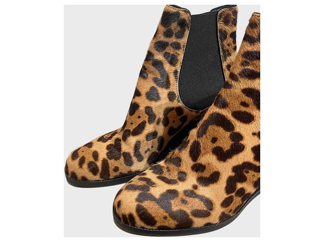 Fendi Leopard- Stiefeletten T.38 - Ansicht 5