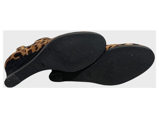 Fendi Leopard- Stiefeletten T.38 - Ansicht 8