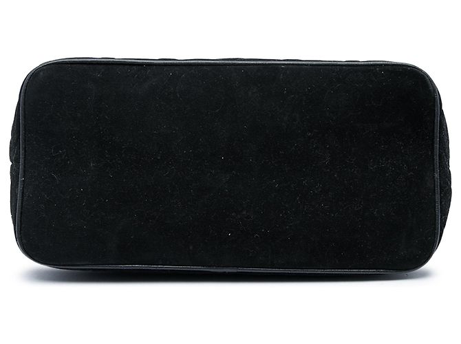 Tote Bag Chanel Medallion in velluto nero - vista 3