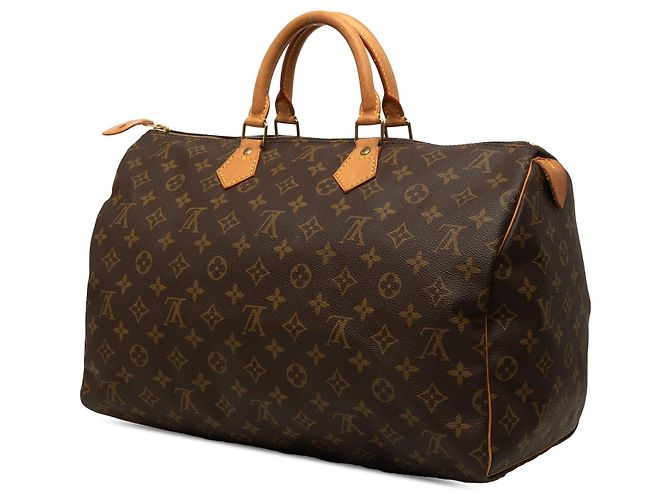 Borsa Boston Louis Vuitton Monogram Speedy 40 Marrone - vista 2