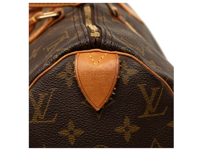 Borsa Boston Louis Vuitton Monogram Speedy 40 Marrone - vista 5