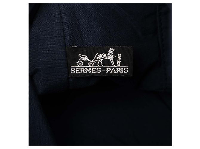 Necessaire da viaggio Hermès Toile Bolide Blue GM Vanity Bag - vista 5
