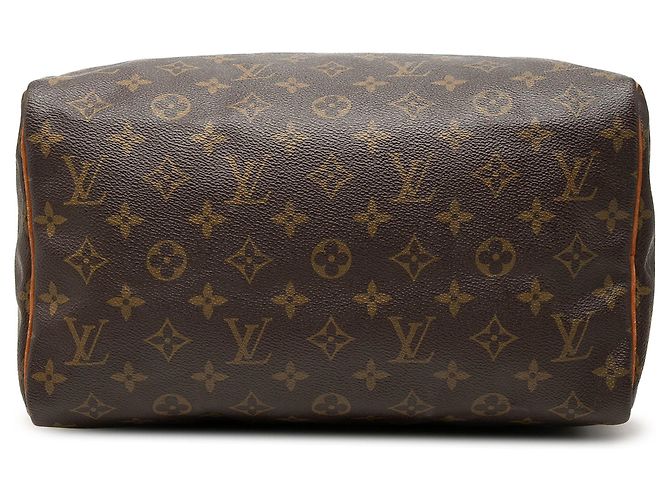Borsa Boston Louis Vuitton Monogram Speedy 30 Marrone - vista 3