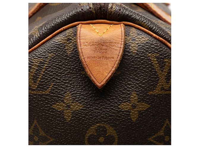 Borsa Boston Louis Vuitton Monogram Speedy 30 Marrone - vista 5