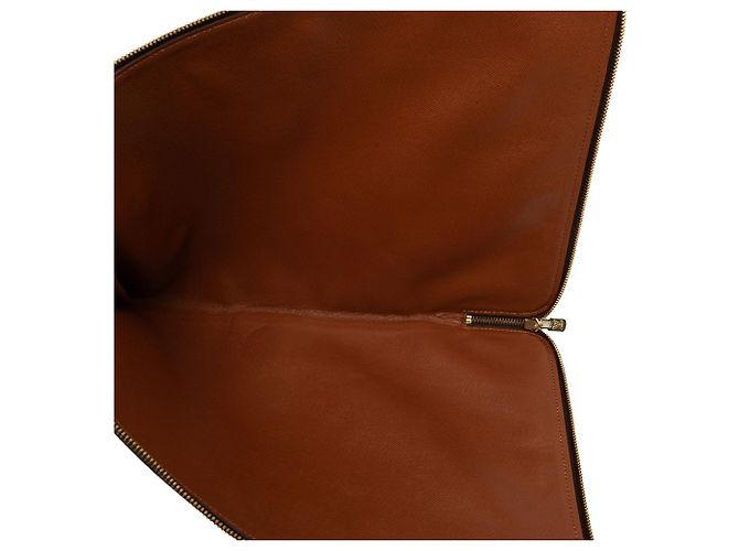 Borsa Business Portfolio Poche Documents Monogram Louis Vuitton Marrone - vista 4