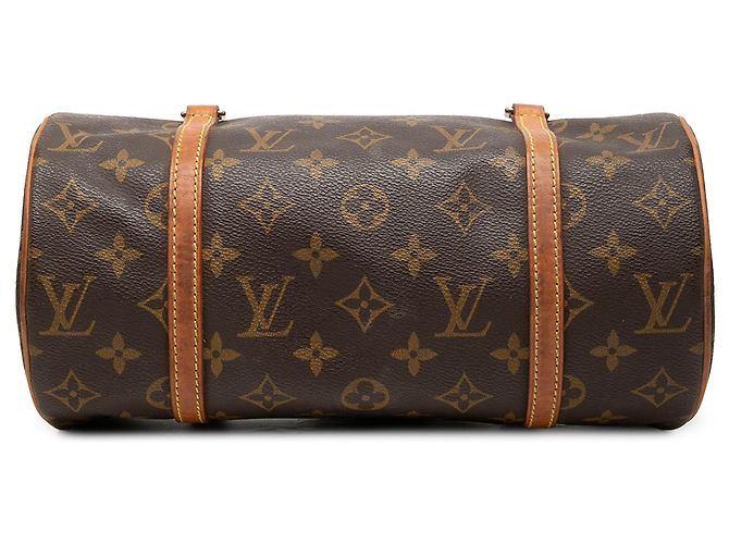 Borsa a mano Louis Vuitton Monogram Papillon 28 Marrone - vista 3