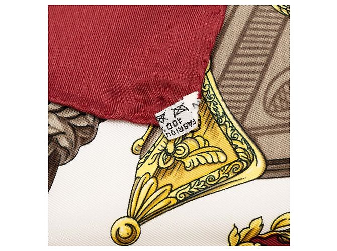 Hermès Etriers Seidentuch Weiß 90 Scarves - Ansicht 3