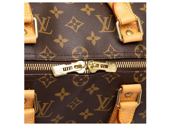 Borsa da viaggio Louis Vuitton Monogram Keepall 50 Marrone - vista 6