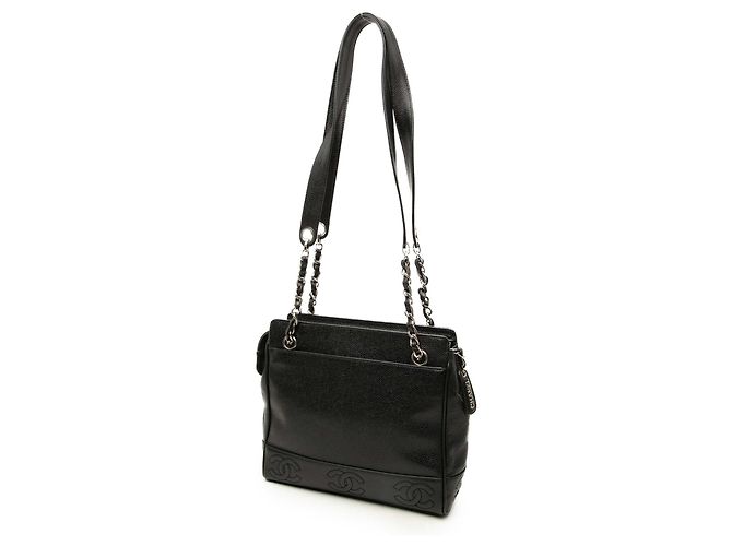 Tote Chanel Triple CC Caviar Nera - vista 2