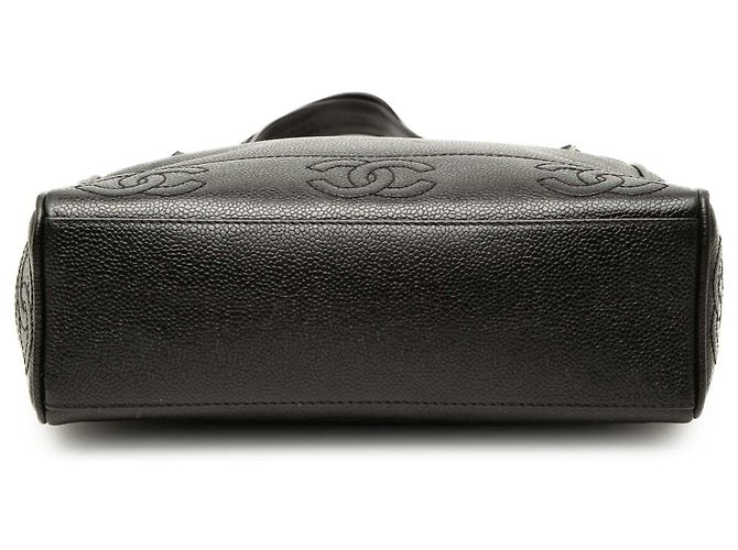 Tote Chanel Triple CC Caviar Nera - vista 3