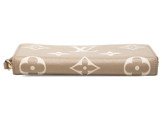 Portafoglio Lungo Louis Vuitton Bicolor Monogram Empreinte Giant Zippy Wallet Marrone - vista 3