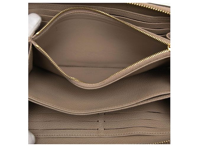 Portafoglio Lungo Louis Vuitton Bicolor Monogram Empreinte Giant Zippy Wallet Marrone - vista 4