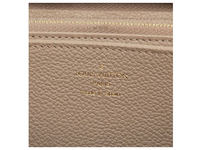 Portafoglio Lungo Louis Vuitton Bicolor Monogram Empreinte Giant Zippy Wallet Marrone - vista 5