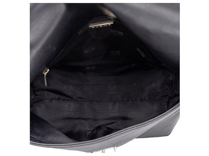 Borsa Sling Anagram in pelle nera LOEWE - vista 4