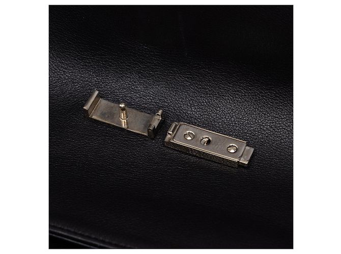 Borsa Sling Anagram in pelle nera LOEWE - vista 6