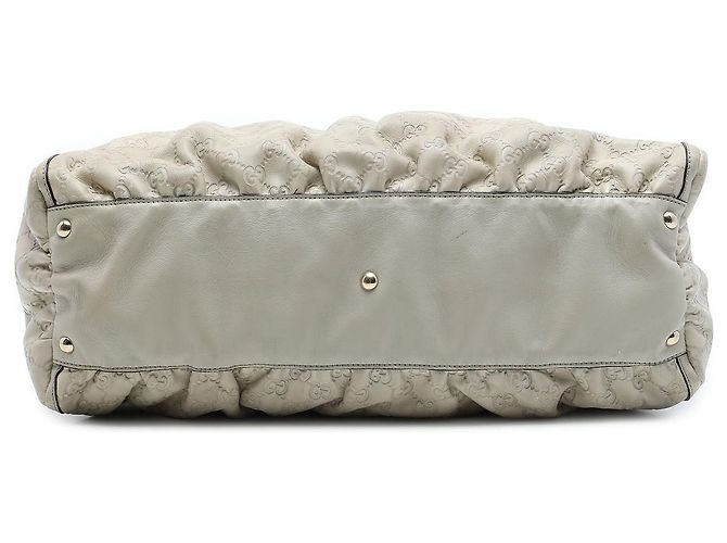 Borsa a tracolla Gucci Guccissima Abbey D Ring Bianca - vista 3