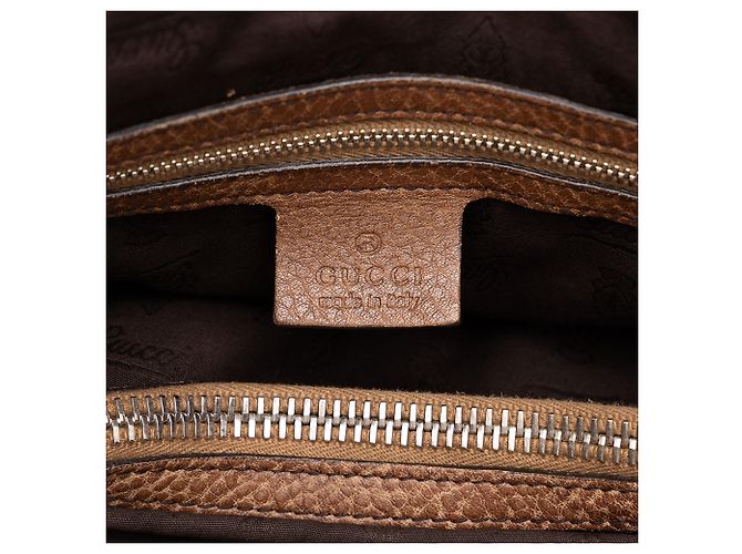 Borsa Tote Gucci Medium GG Canvas Bamboo Libeccio Beige - vista 5