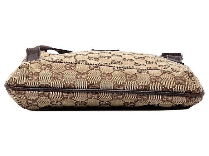 Borsa a Tracolla Gucci GG Canvas Beige - vista 3