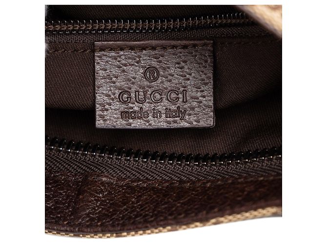 Borsa a Tracolla Gucci GG Canvas Beige - vista 5