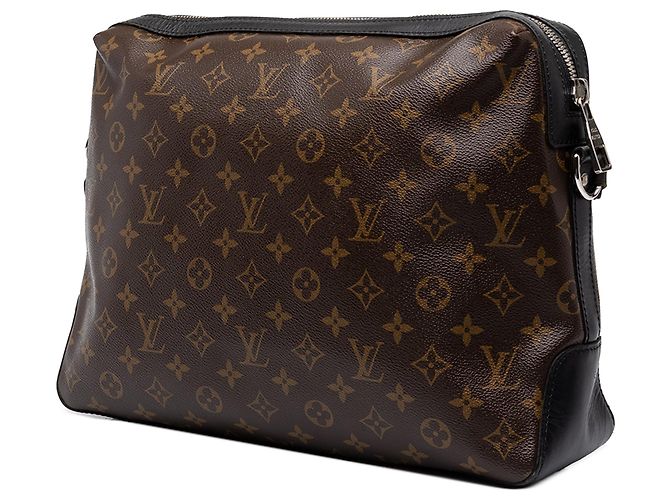 Borsa a Tracolla Louis Vuitton Monogram Macassar Torres Marrone - vista 2