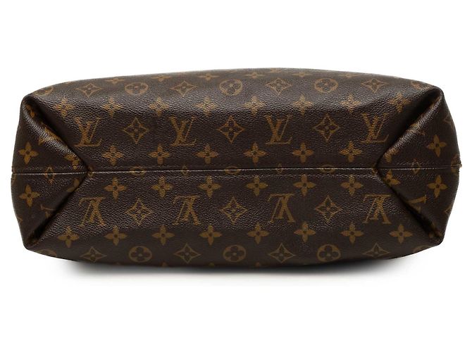Borsa Hobo Louis Vuitton Monogram Sully MM Marrone - vista 3