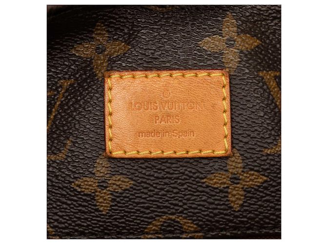 Borsa Hobo Louis Vuitton Monogram Sully MM Marrone - vista 5