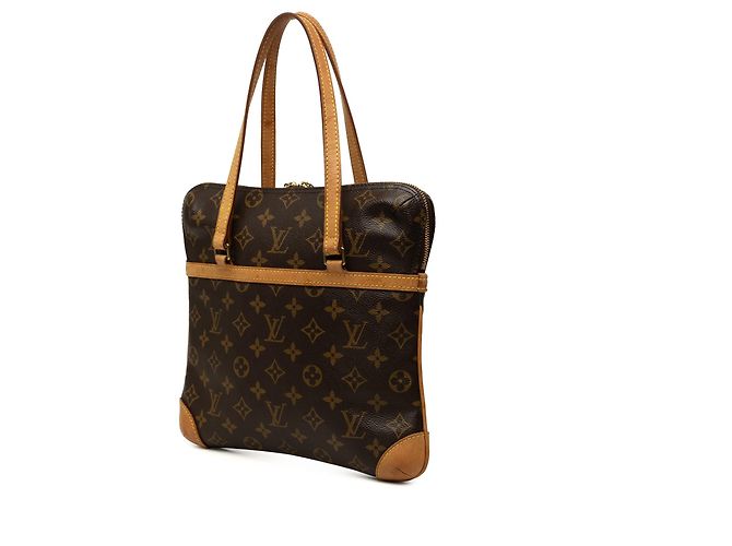 Borsa a tracolla Louis Vuitton Monogram Coussin GM Marrone - vista 2