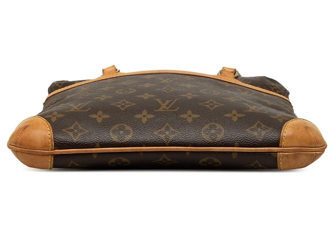 Borsa a tracolla Louis Vuitton Monogram Coussin GM Marrone - vista 3