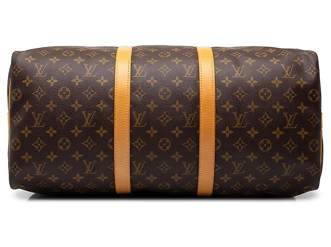 Borsa da viaggio Louis Vuitton Monogram Keepall Bandouliere 50 Marrone - vista 3