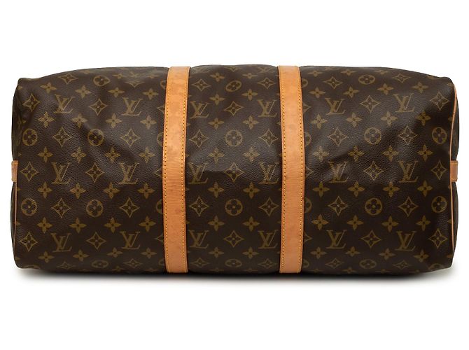 Borsa da viaggio Louis Vuitton Monogram Keepall Bandouliere 50 Marrone - vista 3
