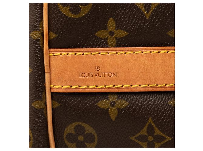 Borsa da viaggio Louis Vuitton Monogram Keepall Bandouliere 50 Marrone - vista 5