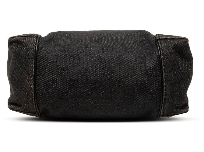 Borsa a mano Gucci GG Denim nera - vista 3