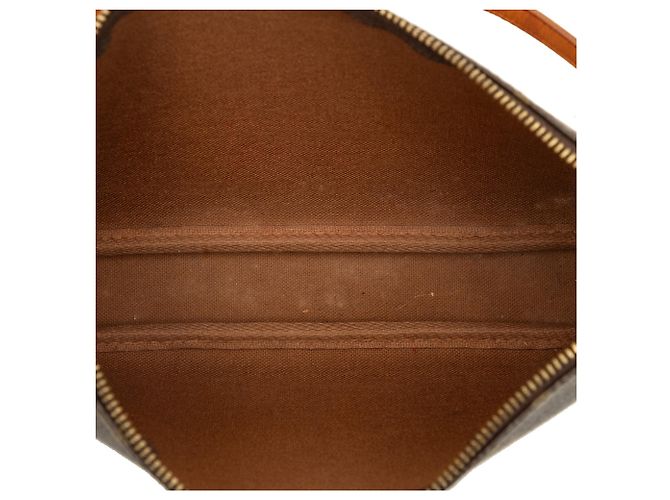 Borsa a tracolla Louis Vuitton Monogram Pochette Accessoires Marrone - vista 4