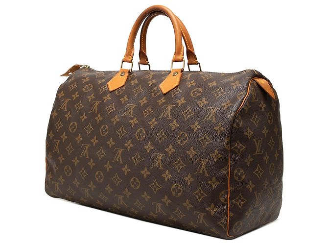 Borsa Boston Louis Vuitton Monogram Speedy 40 Marrone - vista 2