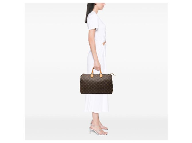 Borsa Boston Louis Vuitton Monogram Speedy 40 Marrone - vista 6