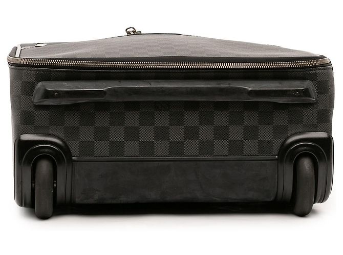 Borsa da viaggio Louis Vuitton Damier Graphite Pegase 45 Nera - vista 3