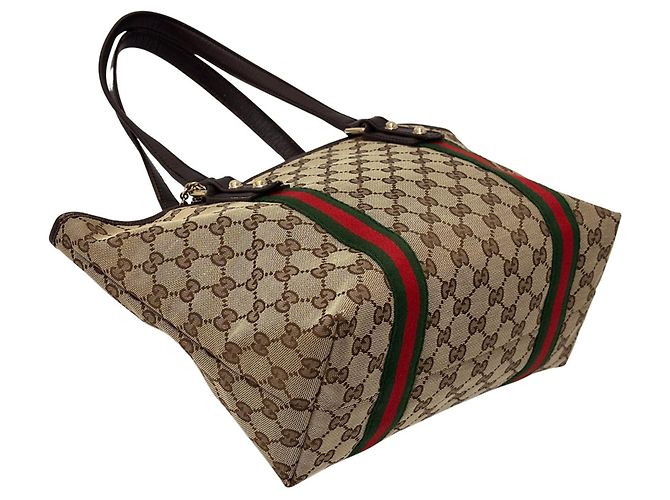 Borsa Tote Gucci GG Canvas - vista 4