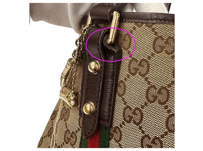 Borsa Tote Gucci GG Canvas - vista 8