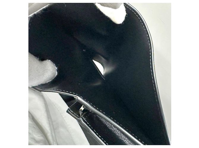 Céline Cartera bi-fold de cuero Celine Triomphe Design - vista 11