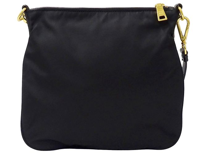Borsa a mano Prada in nylon nero - vista 2