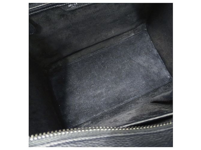 Céline Borsa a mano in pelle Celine in blu navy scuro e nero - vista 8