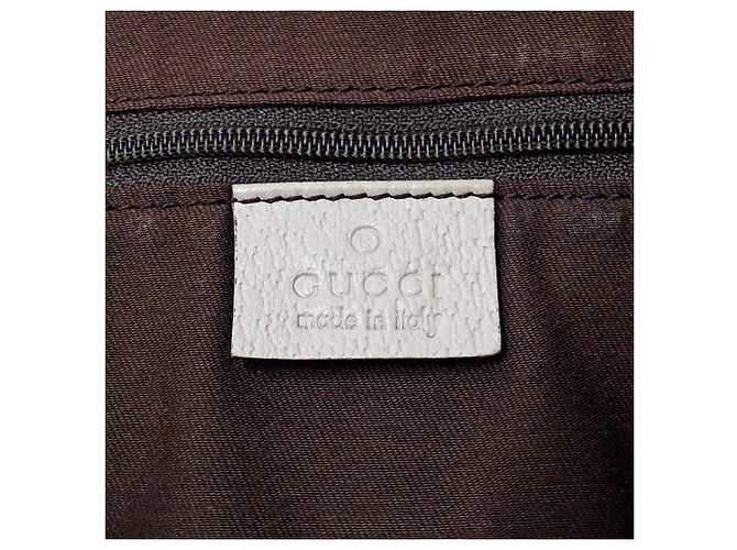 Borsa Gucci in tela GG beige e marrone - vista 6