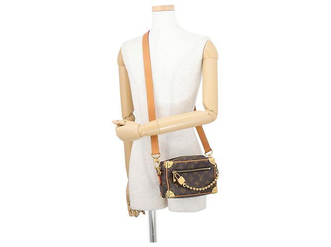 Borsa a tracolla Louis Vuitton Monogram Mini Soft Trunk - vista 4