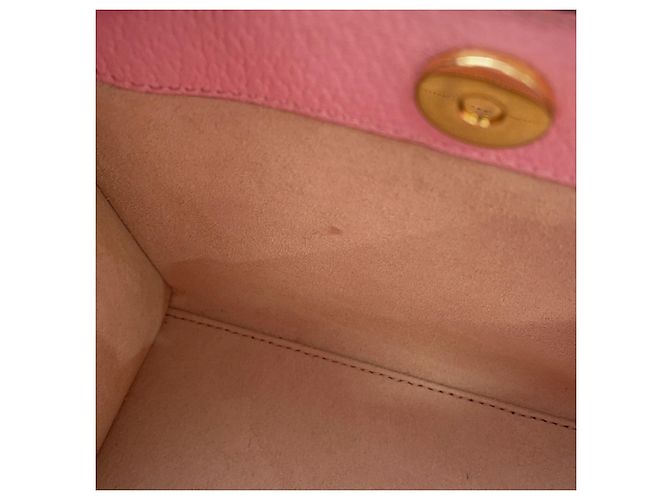 Borsa Gucci Diana Mini Tote in pelle rosa - vista 11