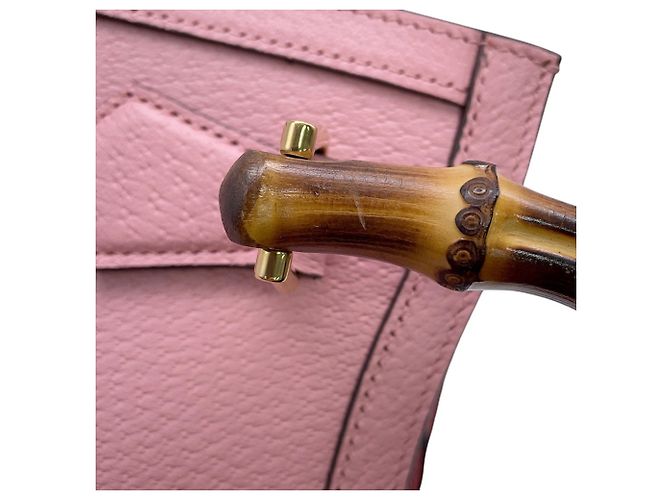 Borsa Gucci Diana Mini Tote in pelle rosa - vista 14