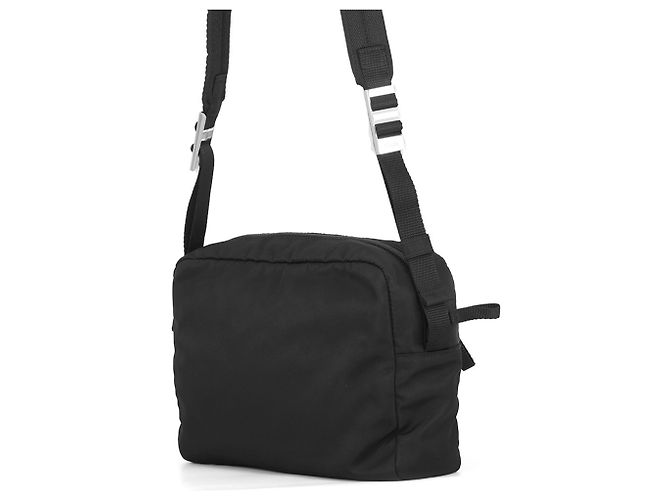 Borsa a tracolla Prada in nylon nero - vista 2