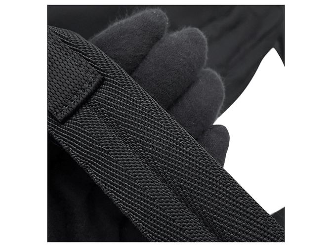 Borsa a tracolla Prada in nylon nero - vista 9