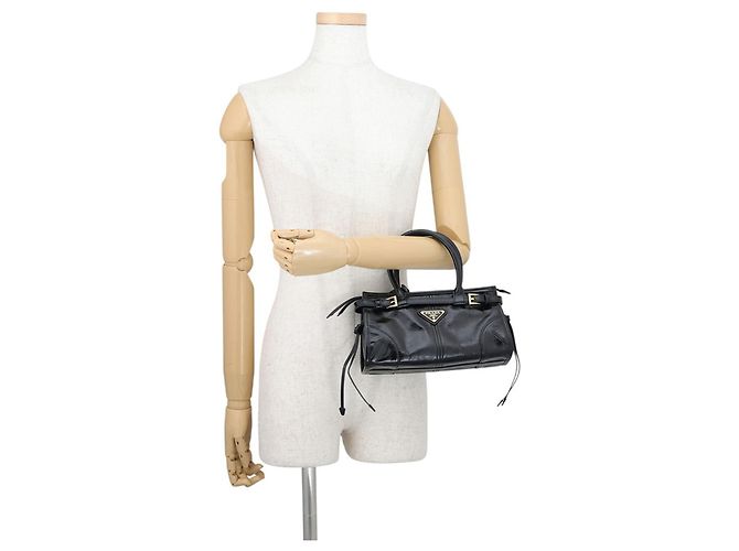 Borsa a mano mini in pelle Prada Bonnie - vista 4