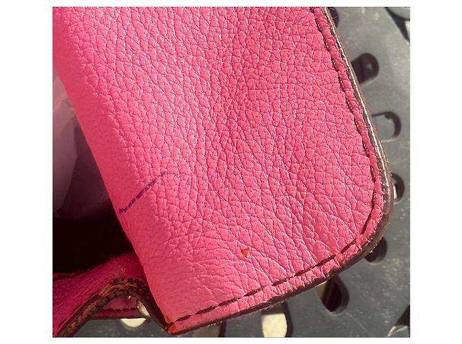 Borsa Lanvin in pelle rosa - vista 5