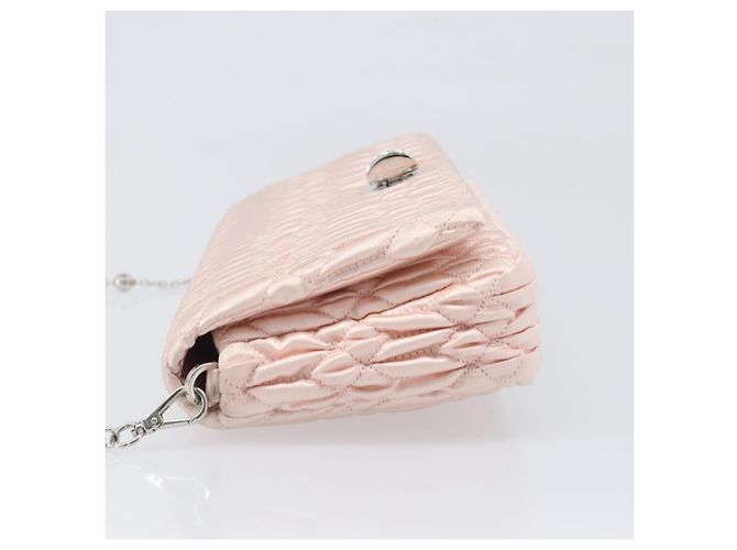 Miu Miu Crystal Full Flap em couro de bezerro estampado com pelos e couro Matelassé - vista 4